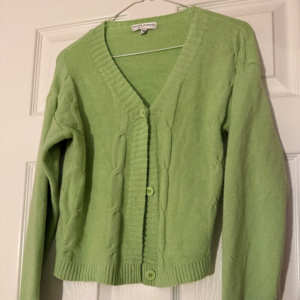 Oscar Lime green sweater